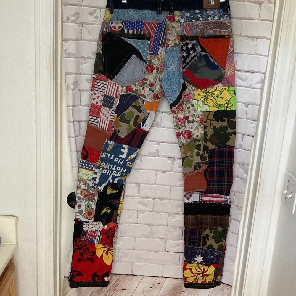 Patchwork Multi-Print Biepa Jeans - image 5